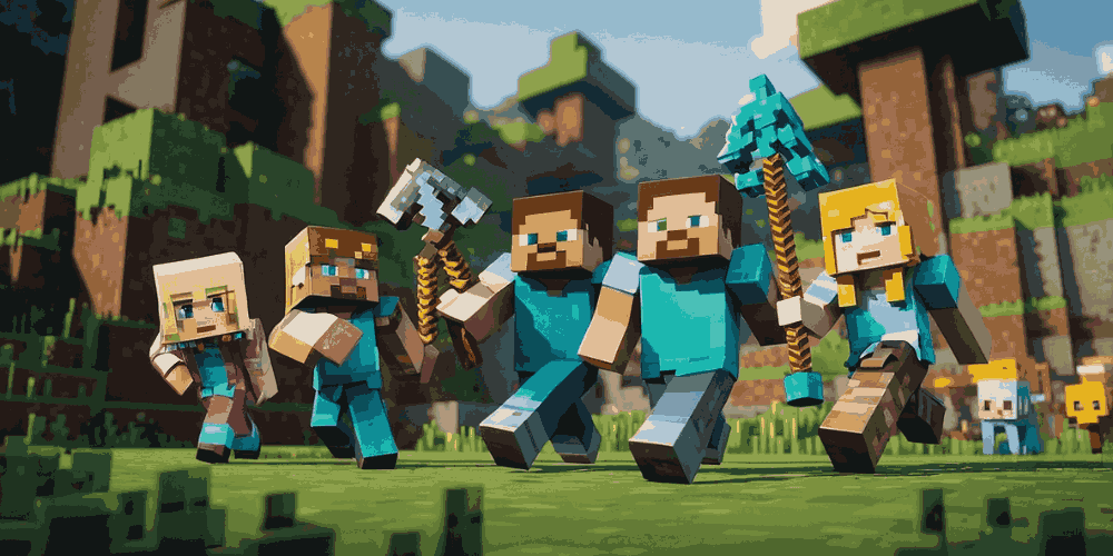 Minecraft persons video game